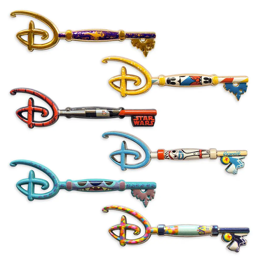 World of Disney Series 2 Mystery Key Pins