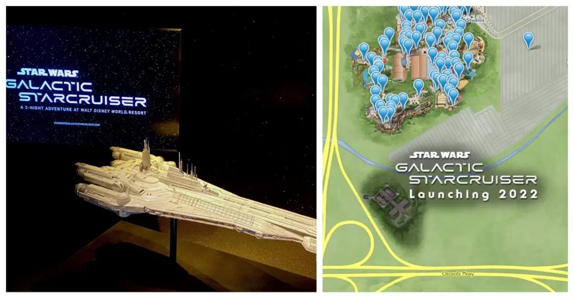 Star Wars Galactic Starcruiser now appearing on Disney Online Maps