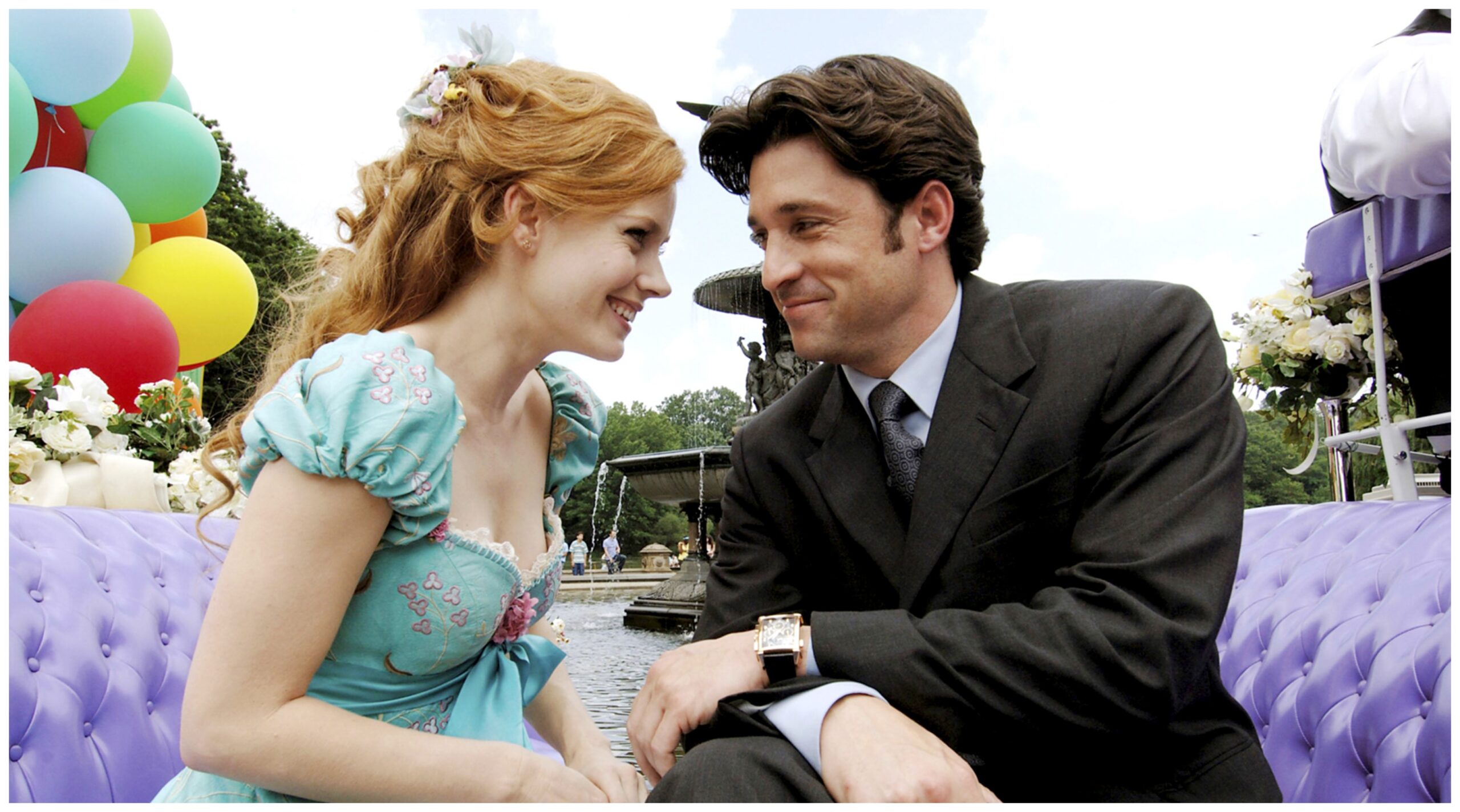 Amy Adams and Patrick Dempsey as Giselle and Robert in Disney's Enchanted
