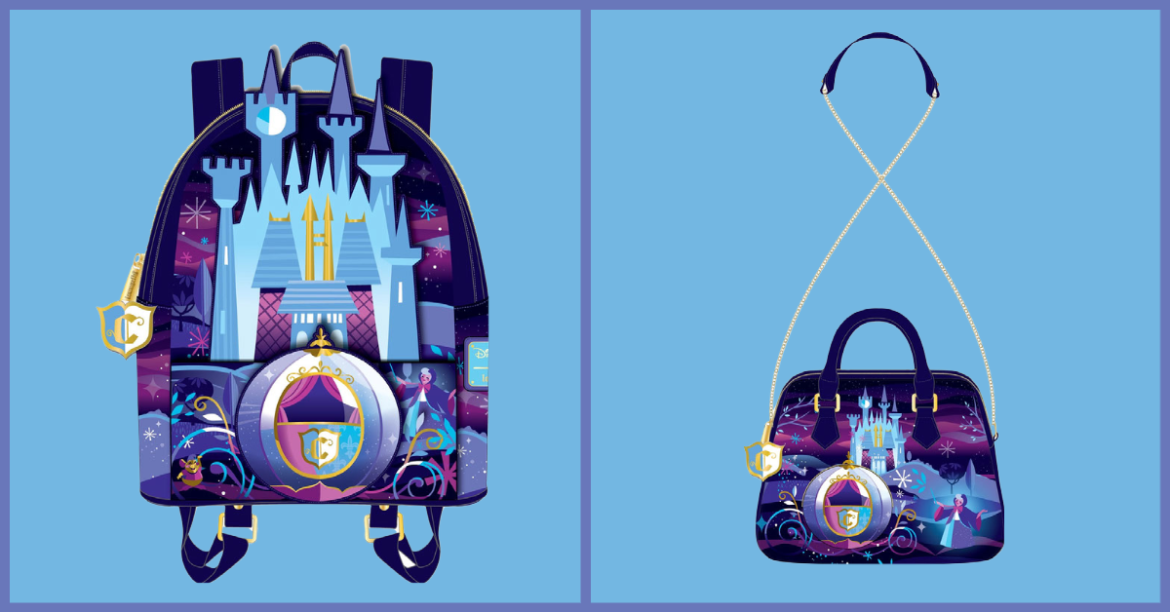 Stunning new Cinderella Castle Loungefly Collection