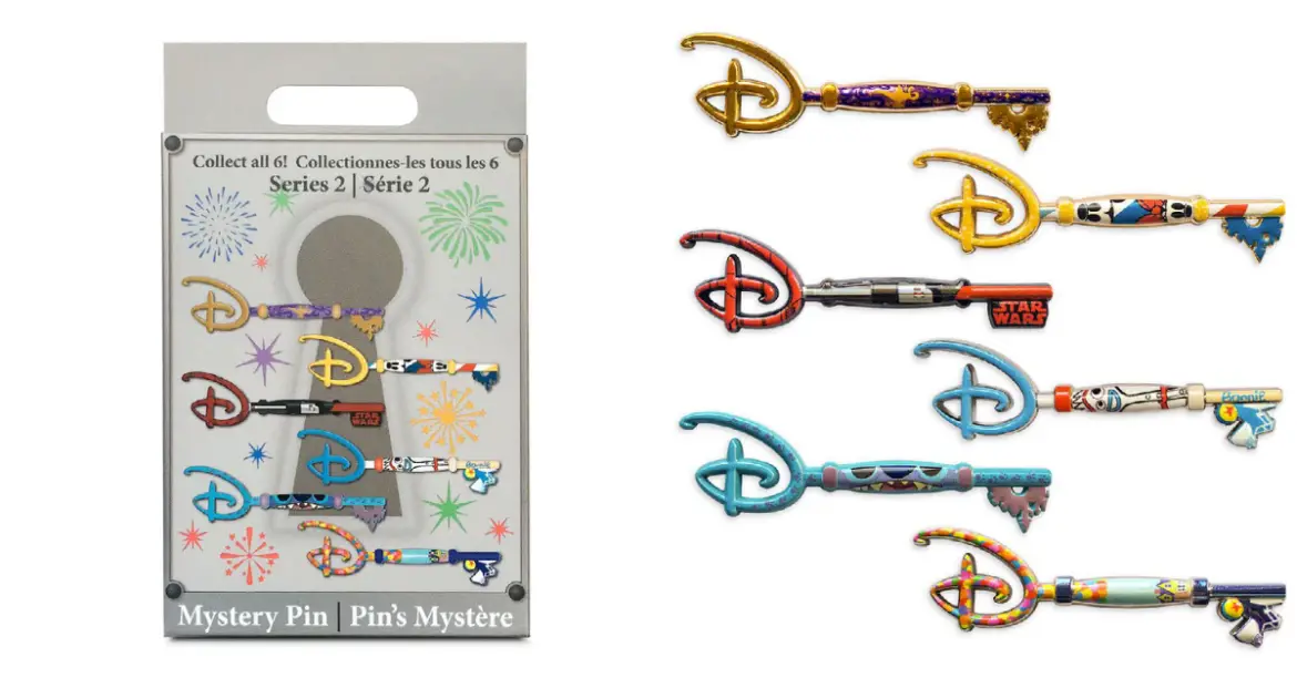 World of Disney Series 2 Mystery Key Pins
