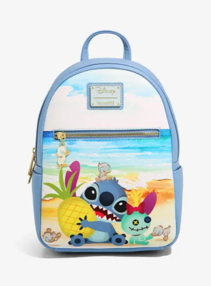 Lilo And Stitch Beach Backpack From Loungefly