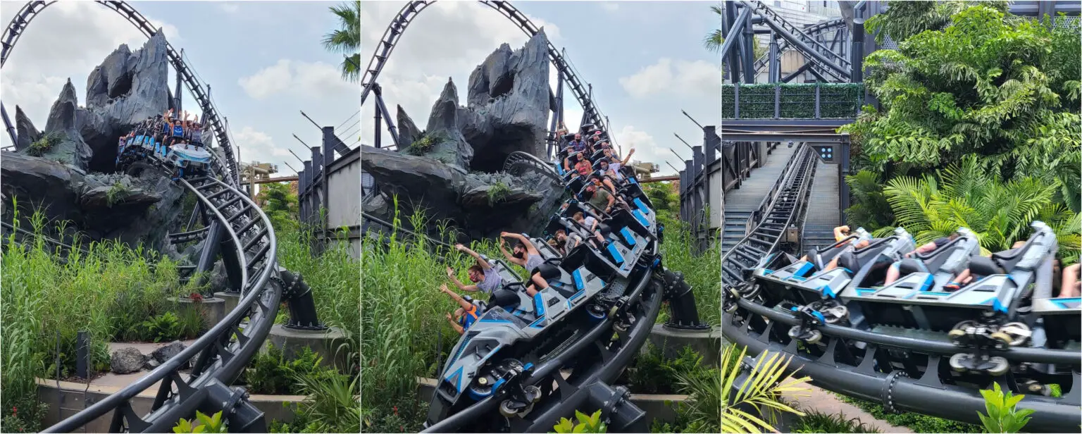 Check out the Jurassic World VelociCoaster During Passholder Previews ...