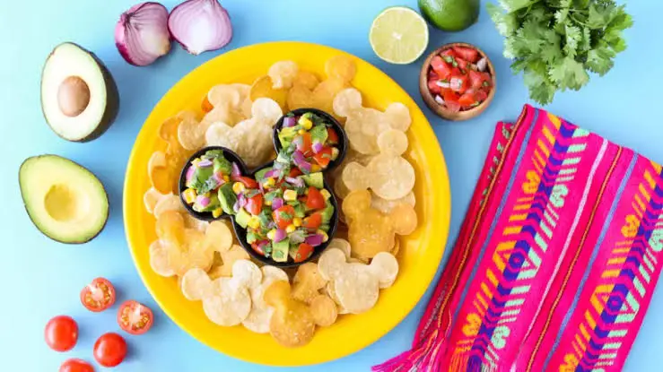 Magical Mickey Guacamole And Chips To Make At Home!