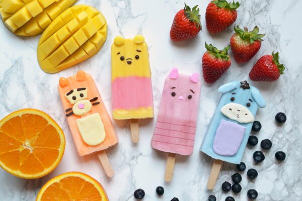 Winnie the Pooh popsicles
