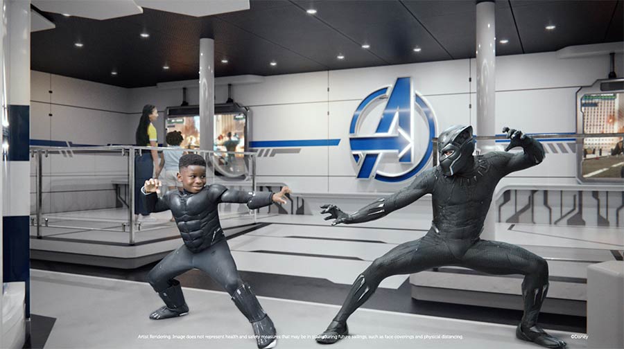 Take a stand with Marvel onboard the Disney Wish