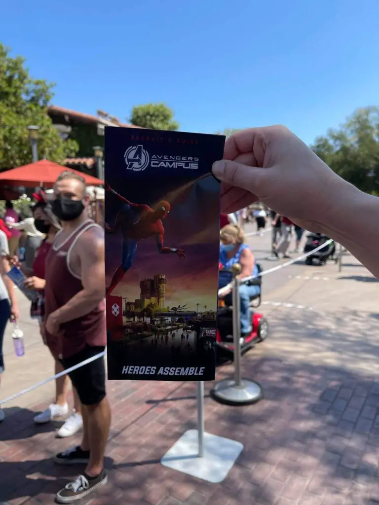 Avengers Campus featured on new Collectable California Adventure Park Map