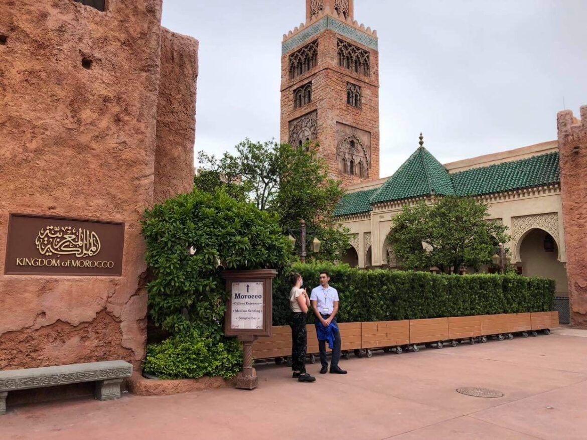 Work continues on new courtyard in Epcot’s Morocco Pavilion