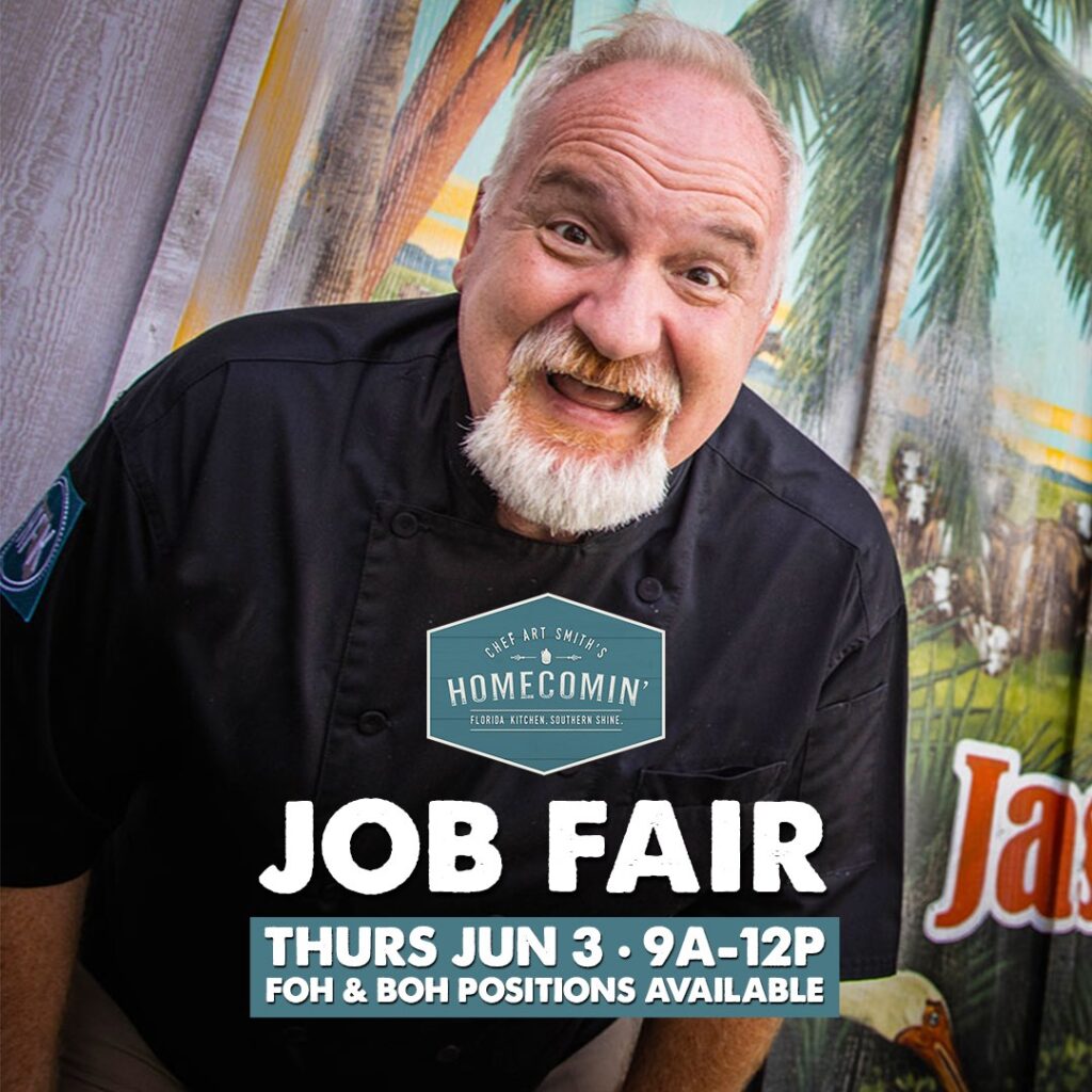 Homecomin' in Disney Springs is hosting a job fair this Thursday!