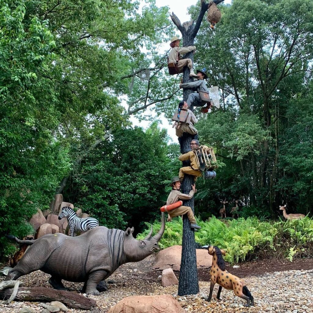 New Jungle Cruise Characters installed last night in the Magic Kingdom