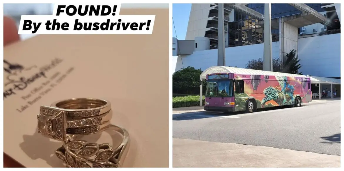 Disney bus driver returns lost wedding rings