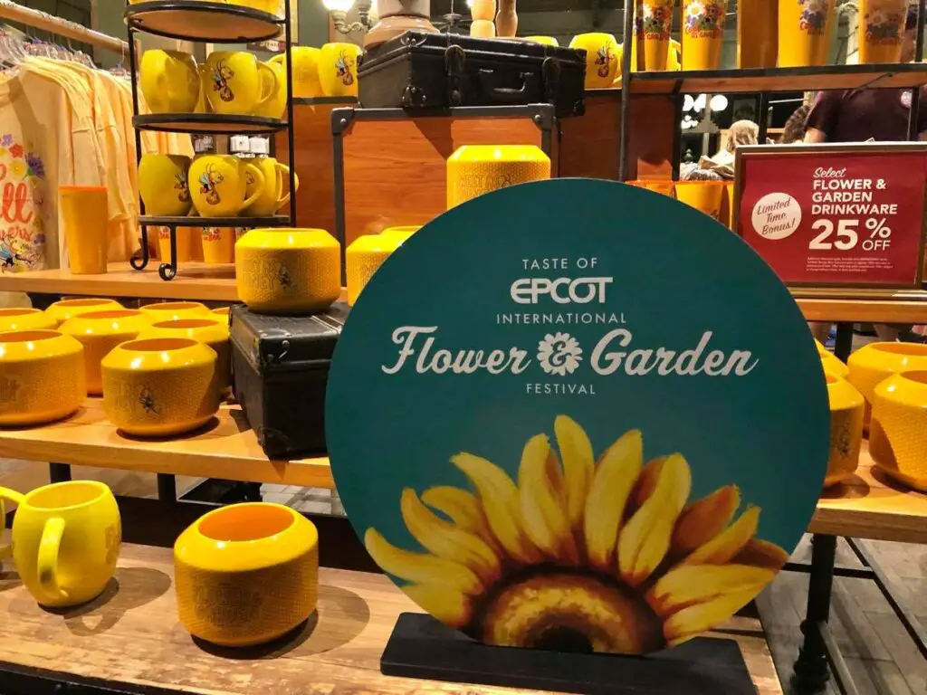 Select Flower And Garden Drinkware Now 25% Off
