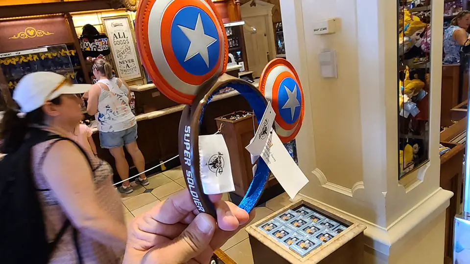 Captain America Mickey Ears Have Heroic Style