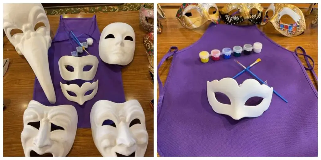 Paint your own Mask now at Epcot's Italy Pavilion
