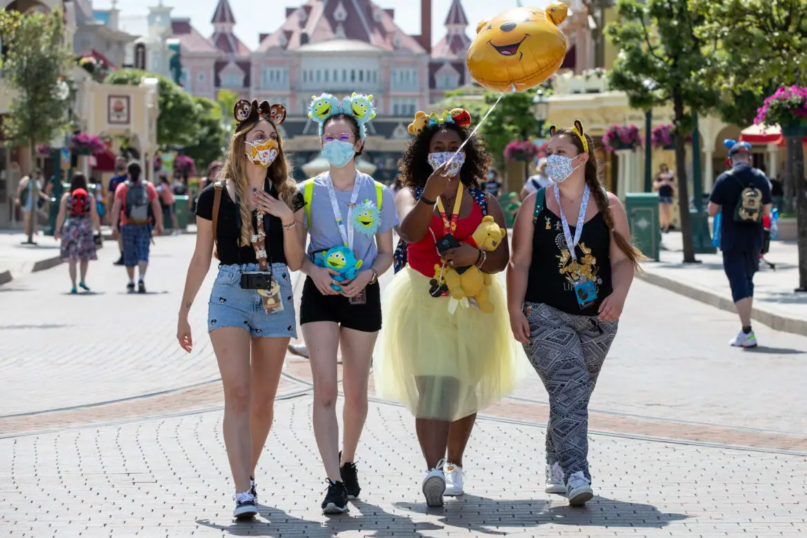 Guests are no longer required to wear Face Masks at Disneyland Paris