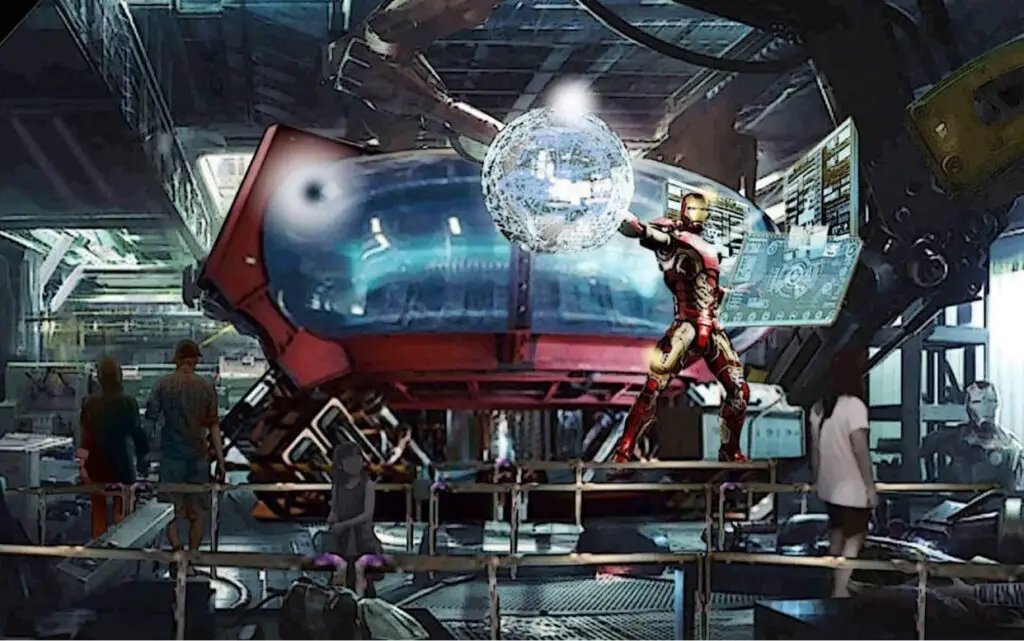 First Look at Iron Man Roller Coaster coming to Disneyland Paris