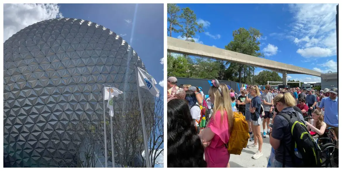 Crowds line up as Rope Drop returns to Epcot