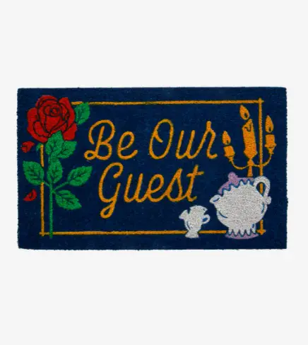 Be Our Guest Beauty and the Beast Doormat