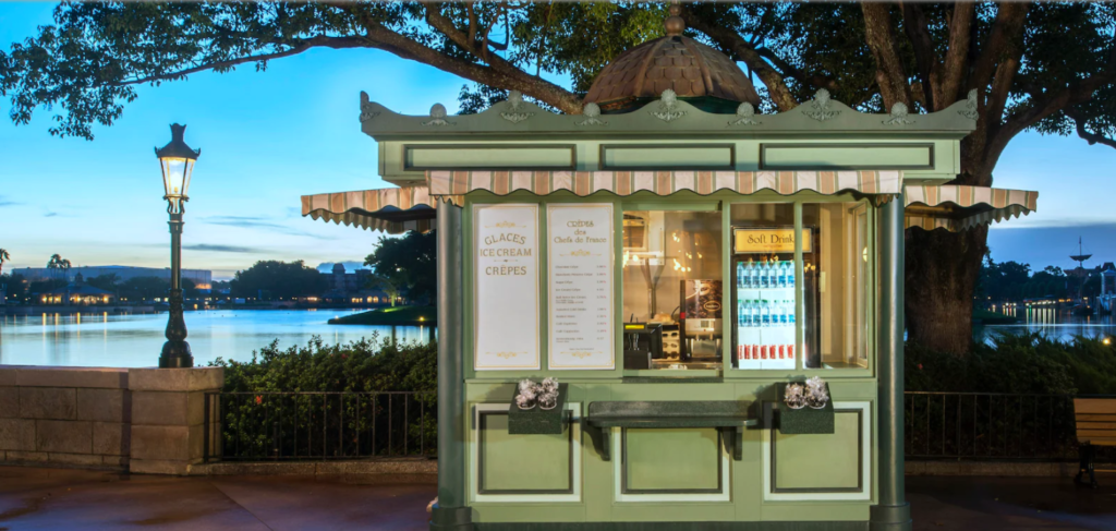 Price increase at 3 Epcot France Pavilion Quick Service Spots