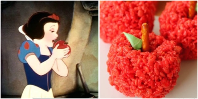 Snow White Red Apple Crispy Treats To Make At Home!