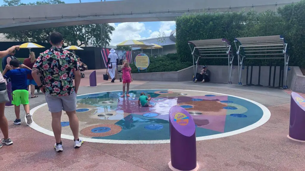 Splash Pad in Epcot has been removed