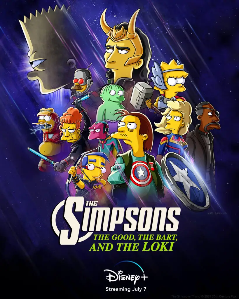 New MCU Themed Short Film 'The Simpsons: The Good, The Bart, and The Loki' Coming to Disney+