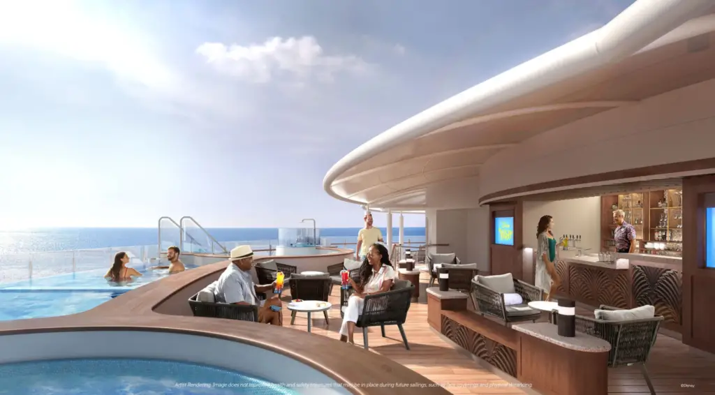 First look at the redesigned Senses Spa and Adult only Nightlife onboard the Disney Wish