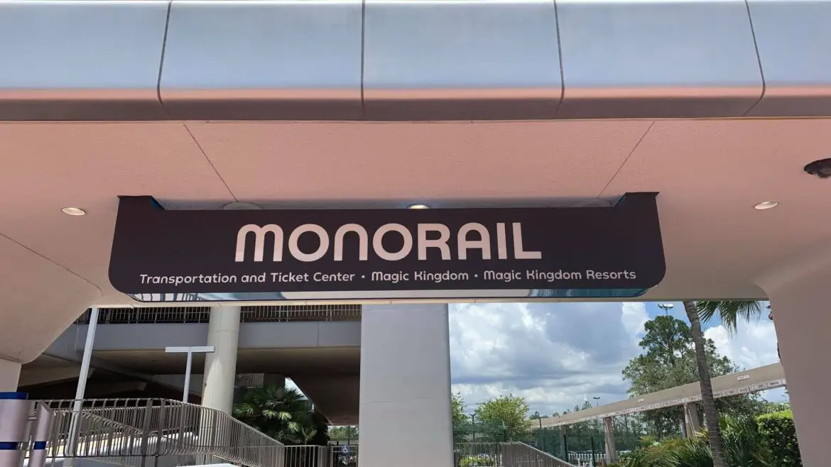 New Monorail Sign now up in Epcot ahead of reopening