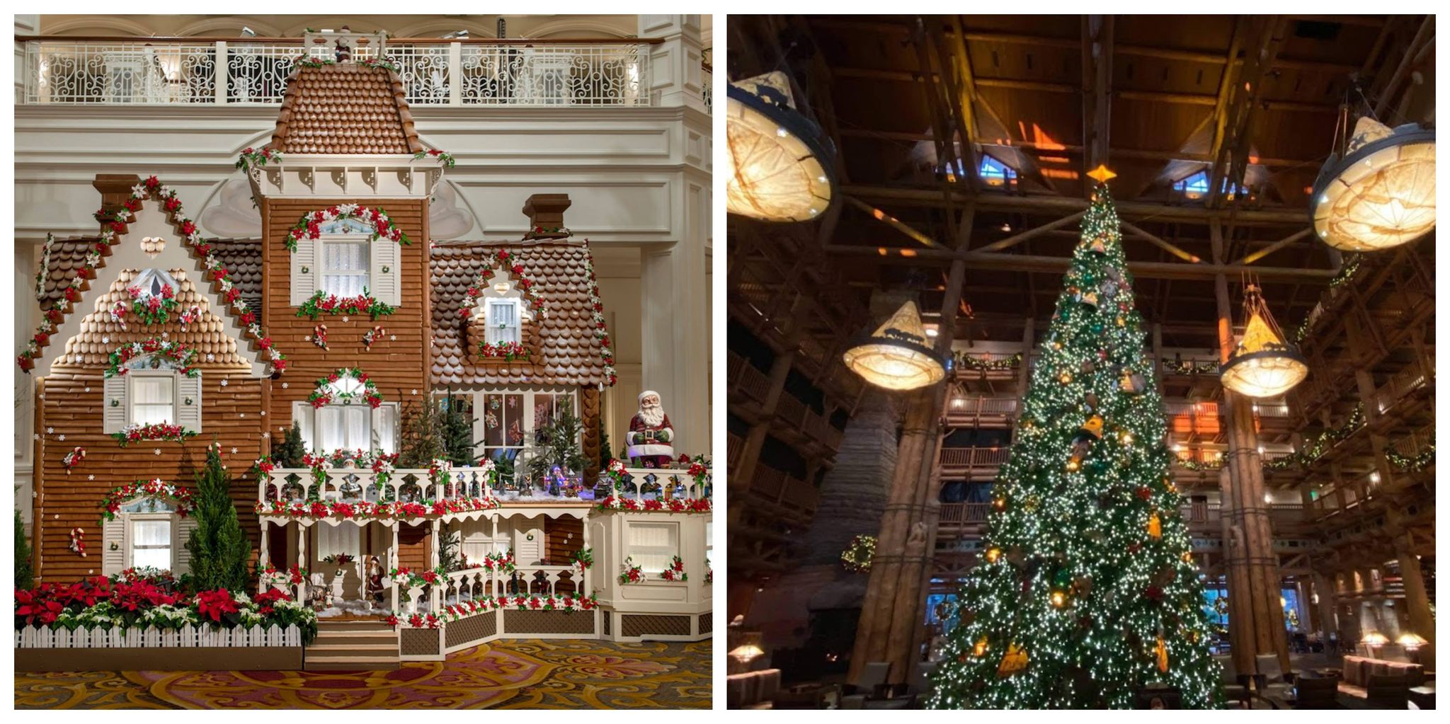 Christmas Gingerbread House at Wilderness Lodge - Disney Tourist Blog