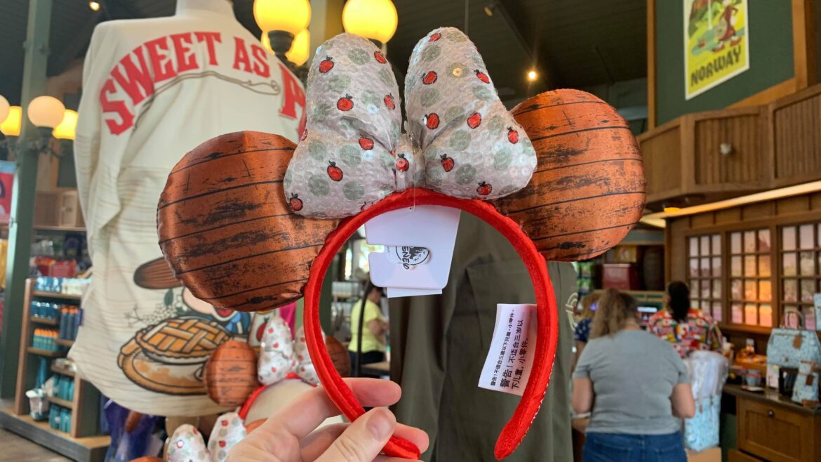 New Apple Orchard Minnie Ears For The Epcot Food and Wine Festival