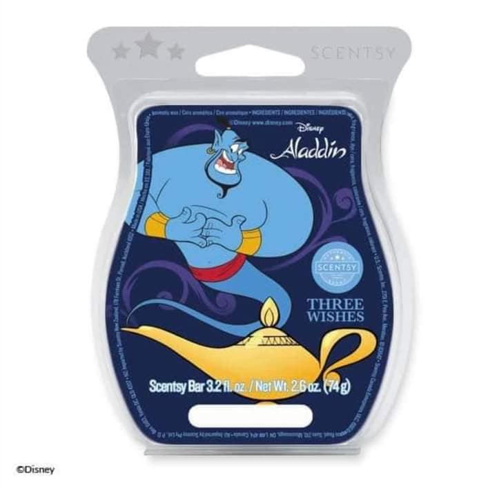 Disney Genie Scentsy Buddy and Disney Aladdin: Three Wishes fragrance coming soon!