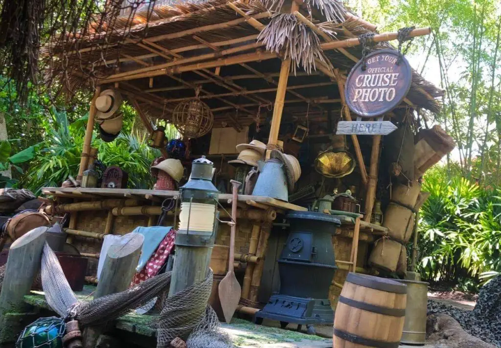 Take a look at Traders Sam's Gift Shop on the Jungle Cruise