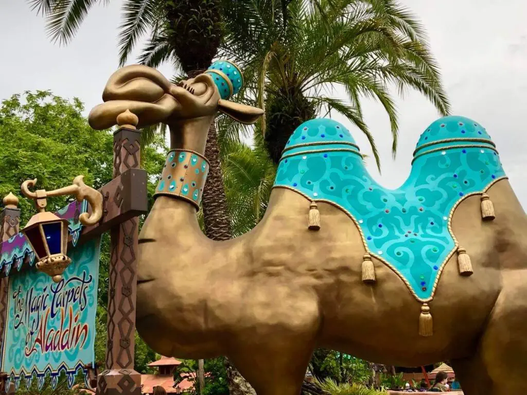 Magic Kingdom's Spitting Camel received a new paint job