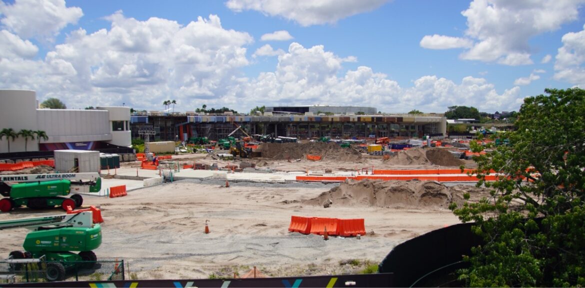 Progress is made on Moana Journey of Water in Epcot