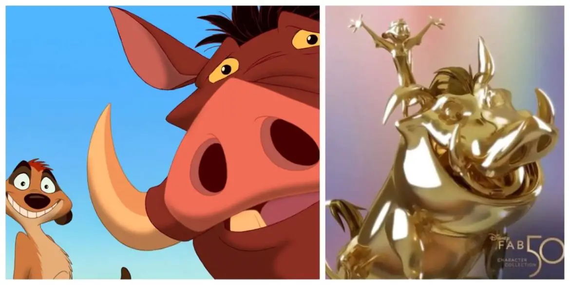 Timon and Pumbaa Revealed for “Disney Fab 50 Character Collection”