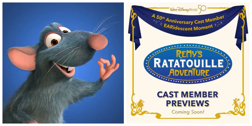 Cast Members will get a Sneak Peek of Remy’s Ratatouille Adventure