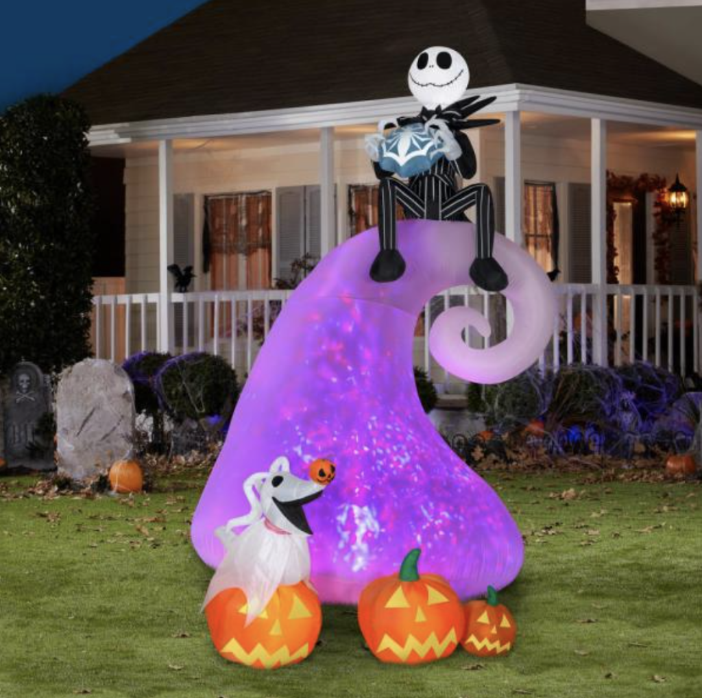 Make Your Yard Spooktacular This Halloween Season with These Disney Themed Inflatables from Home Depot