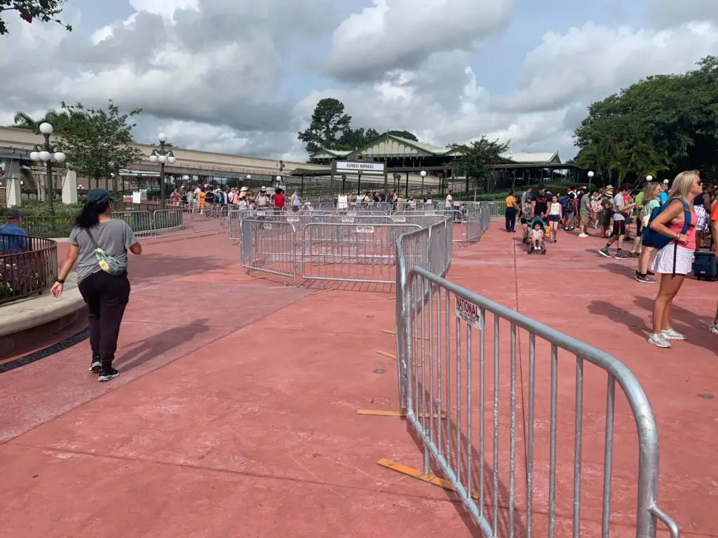 Magic Kingdom adds barriers to main entrance ahead of expected crowds