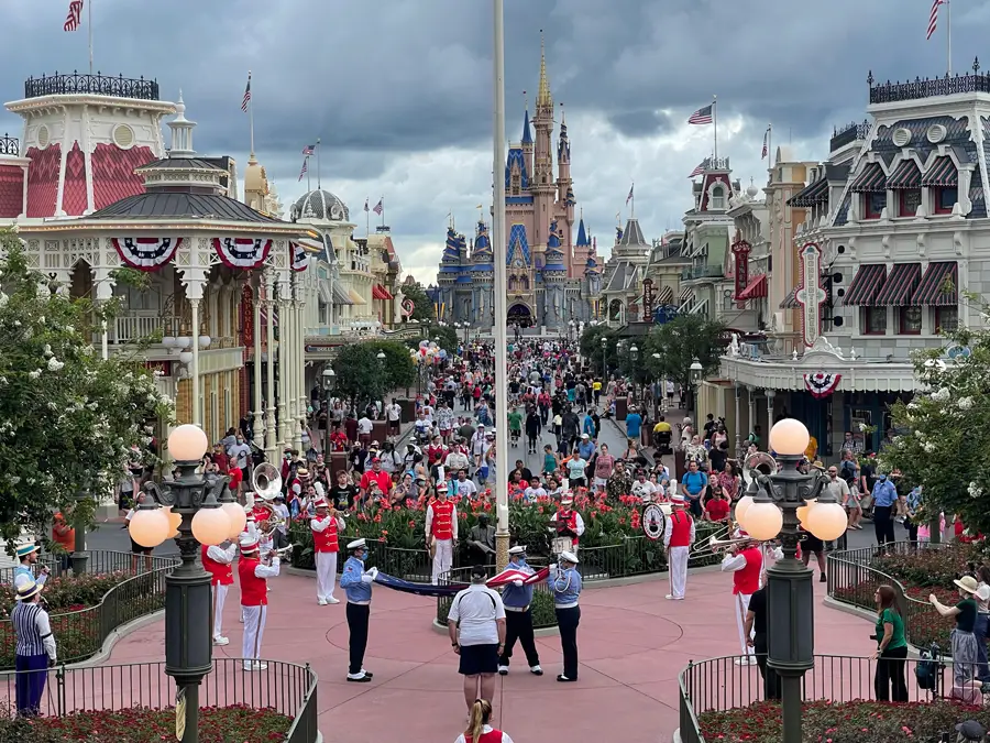 Flag Retreat Ceremonies return to Walt Disney World and Disneyland