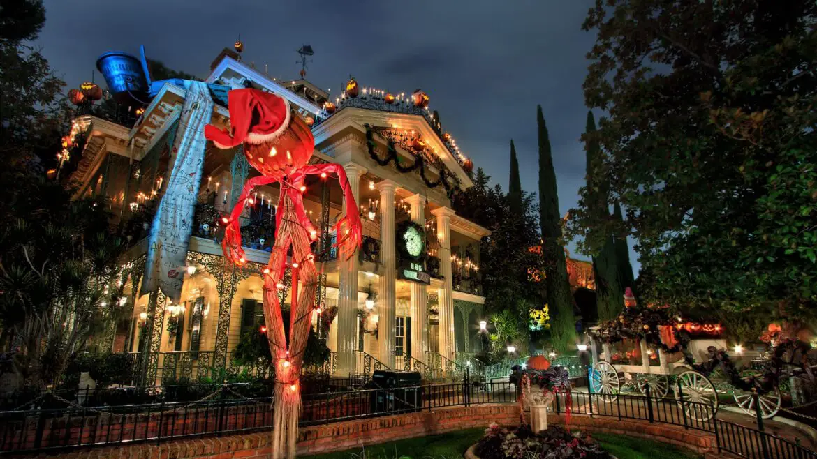2021 Haunted Mansion Holiday Gingerbread House at Disneyland