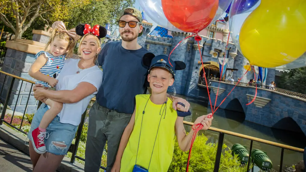 Hilary Duff and Her Family Spent a Fun Day at Disneyland Park