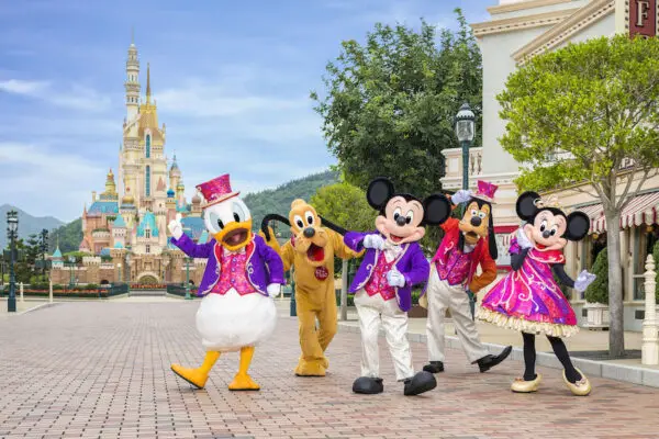 Mickey and Friends in Hong Kong Disneyland