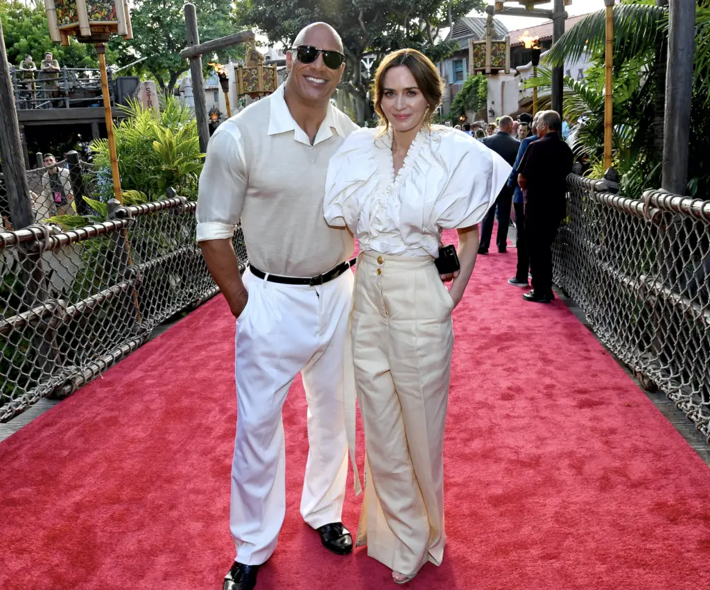 Watch Dwayne Johnson & Emily Blunt from the Jungle Cruise World Premiere at Disneyland
