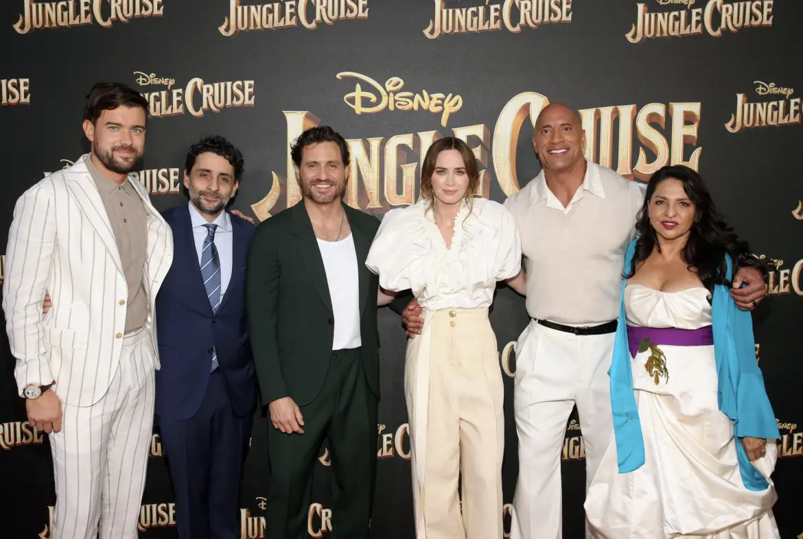 Watch Dwayne Johnson & Emily Blunt from the Jungle Cruise World Premiere at Disneyland