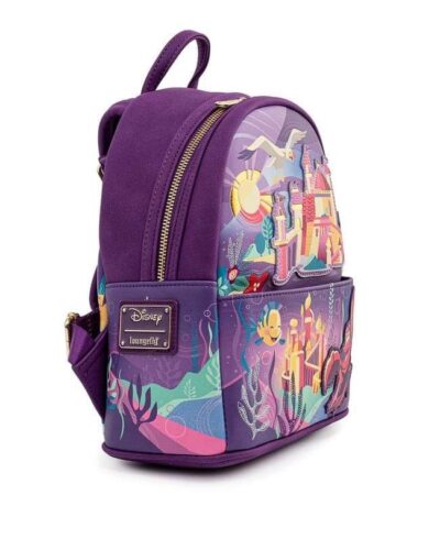 Little Mermaid castle mini backpack