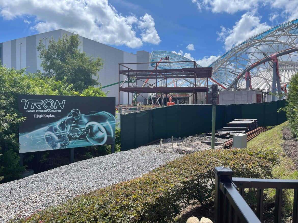New building being added for Tron Lightcycle Run in the Magic Kingdom