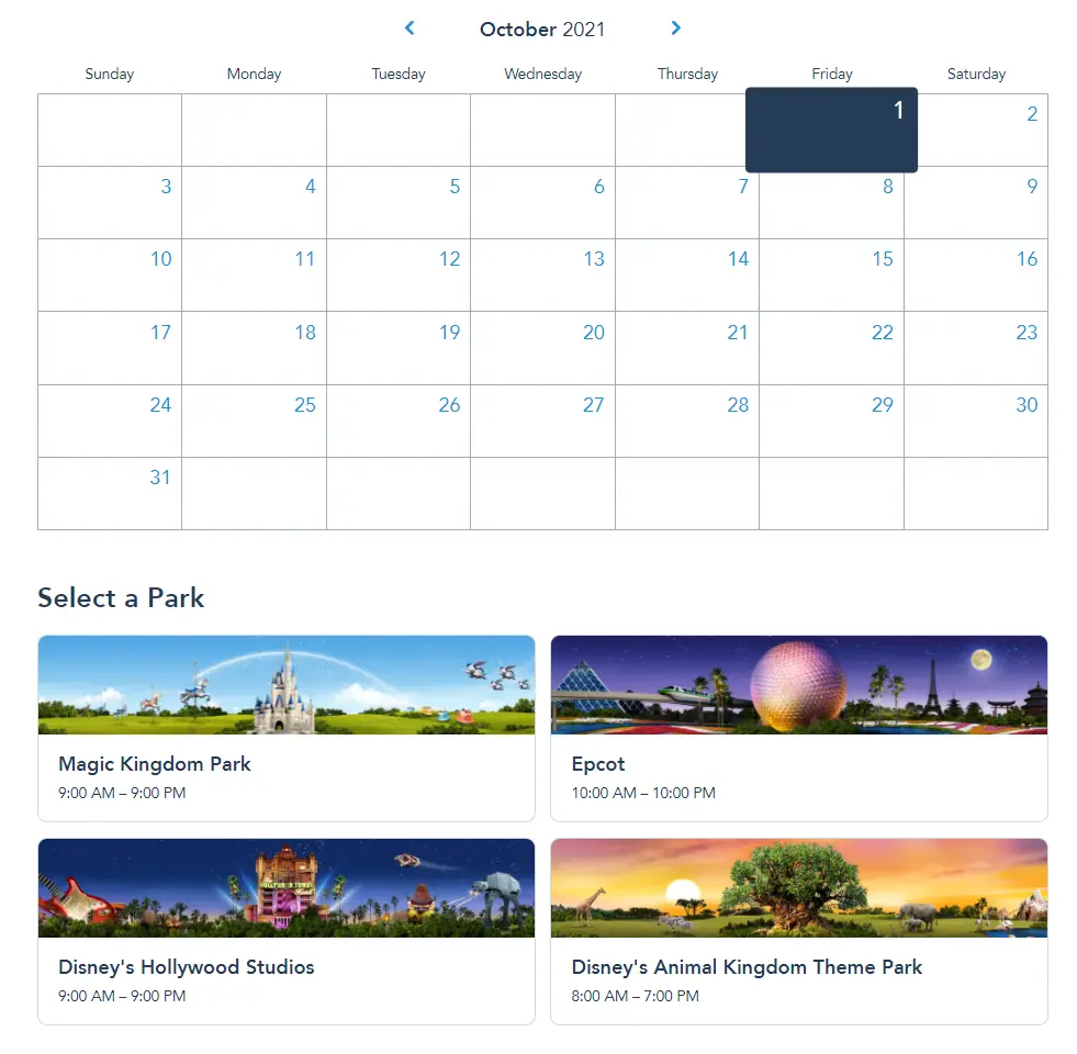 Disney Park Pass Reservations open up for Walt Disney World's 50th Anniversary