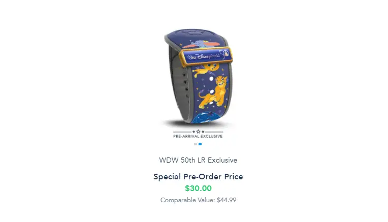 New Walt Disney World 50th Anniversary Magic Band pre-order available now