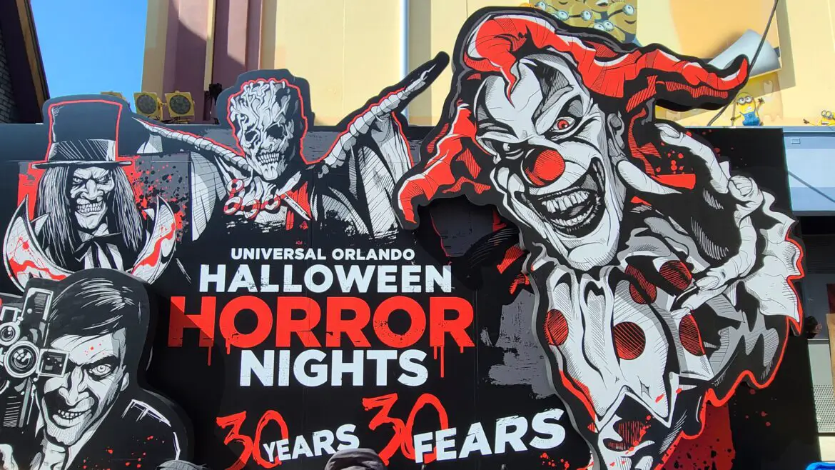 Halloween Horror Night Displays starting to spring to life at Universal Orlando