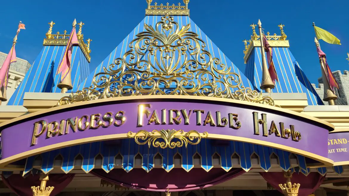 Princess Fairytale Hall has an updated look for Disney World 50th